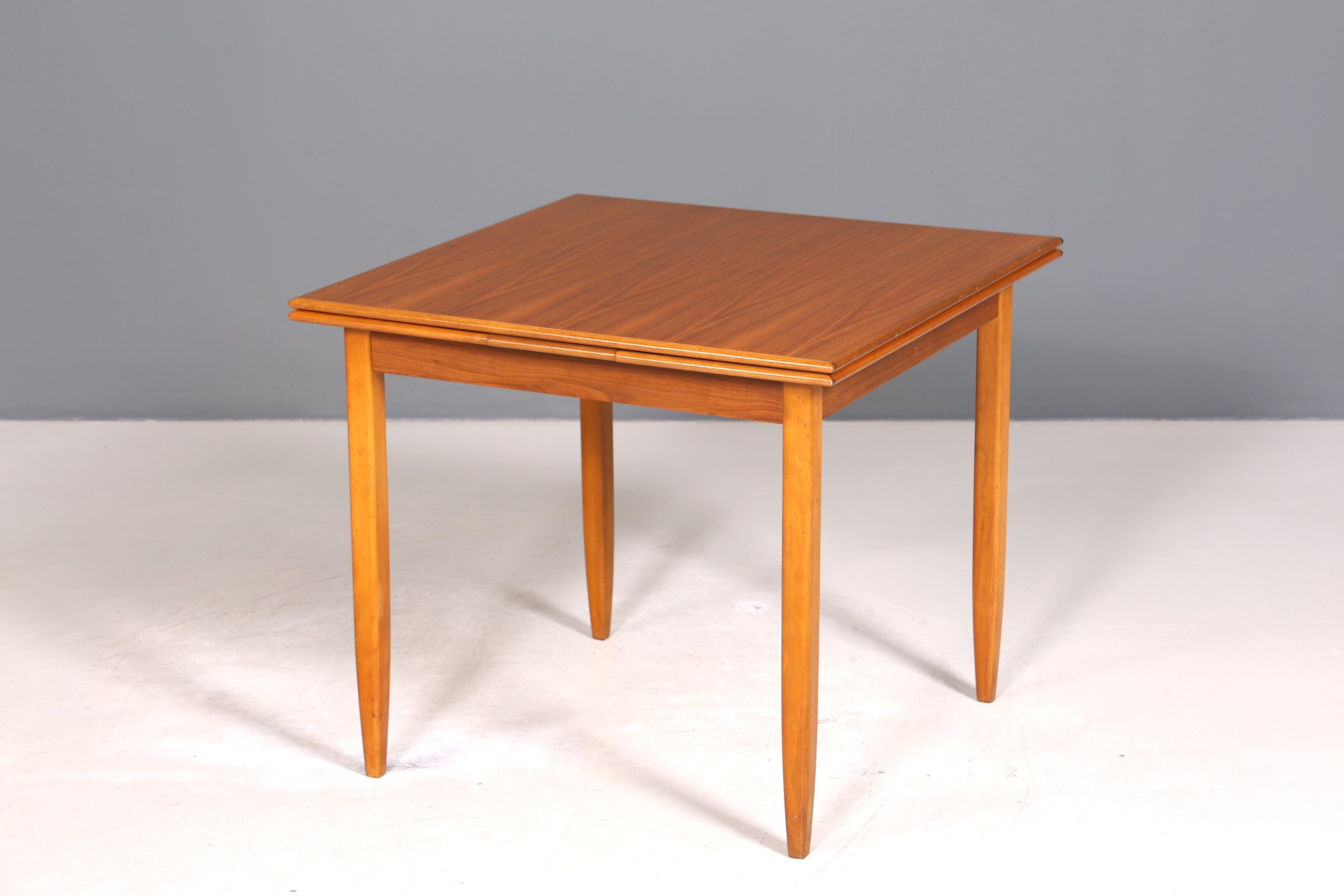 Traumhafter Mid Century Esstisch ausziehbarer Danish Design Teak Holz Küchentisch Esszimmer Tisch