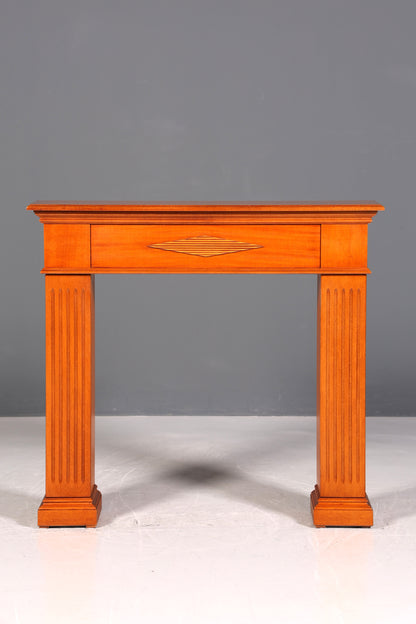 Wunderschöner Englischer Konsolentisch echt Holz Wandtisch Ablagetisch Flurtisch mit Schublade und seitlichen Staufächern UK