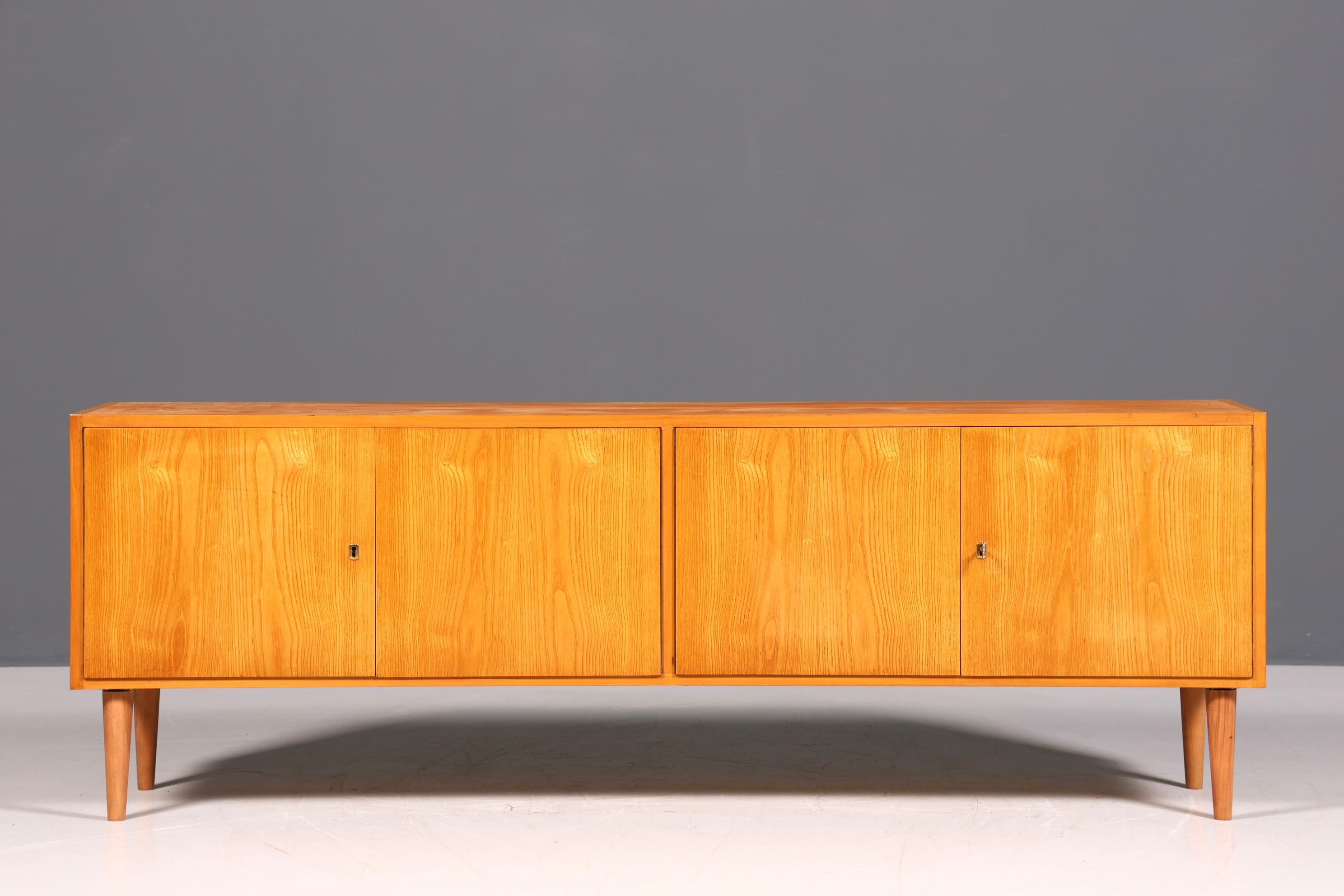 Traumhaftes Mid Century Sideboard Vintage TV Kommode 60s Schrank Longboard Retro Lowboard