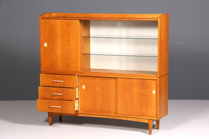 Traumhafter Mid Century Schrank Vitrine Vintage Retro Highboard Vitrinenschrank 60s Regal