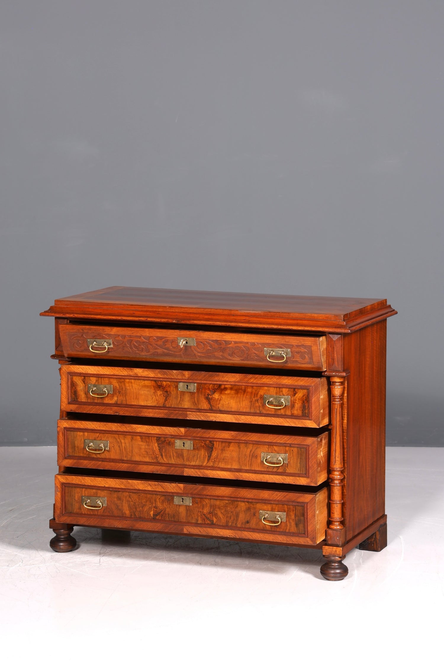 Traumhafte Gründerzeit Kommode Jugendstil Antik Sideboard Schubladenkommode Wäschekommode