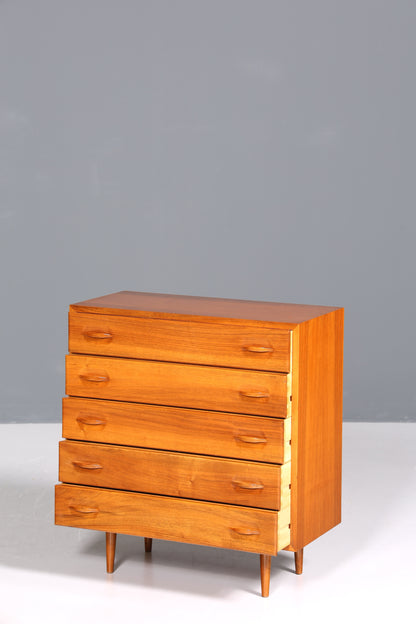 Traumhafte Mid Century Kommode Teak Holz Sideboard Vintage Schubladen Kommode Vertiko