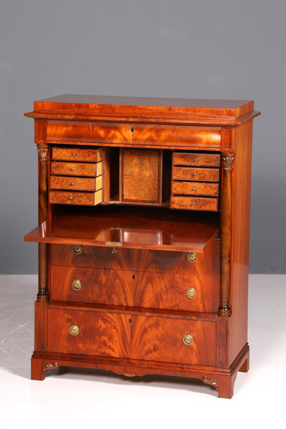 Traumhafter Original Biedermeier Sekretär um 1860 Englisch Kommode Antik Bürokommode