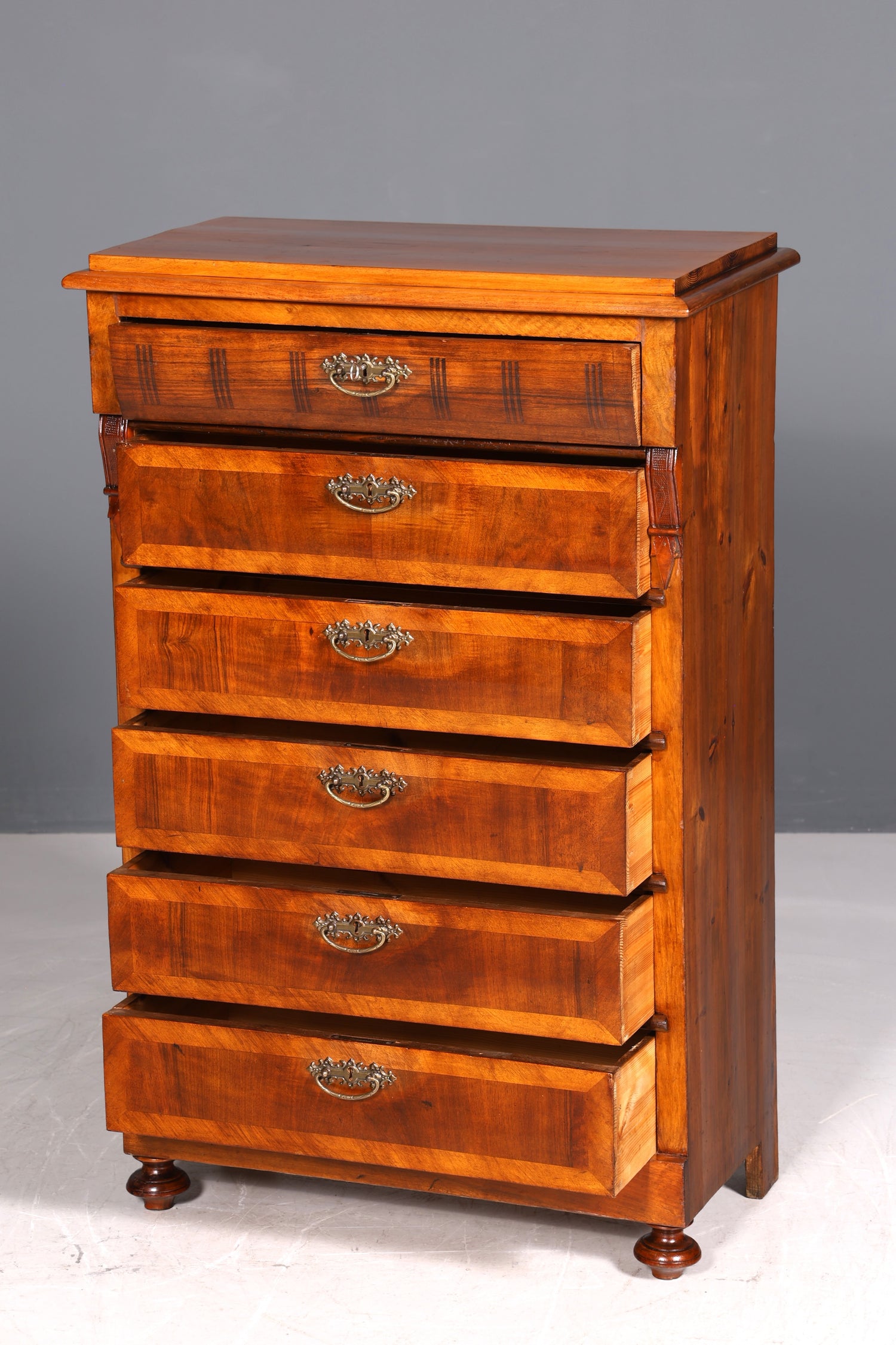 Stilvolle Gründerzeit Kommode um 1890 Jugendstil Vertiko Antik Chiffoniere Wäschekommode