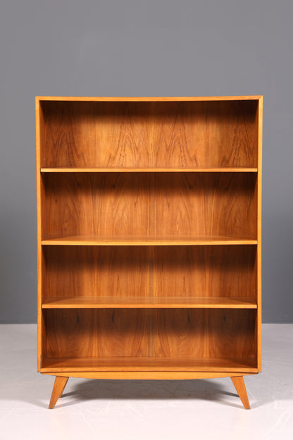 Wunderschönes Original Musterring Regal Mid Century Bücherregal Retro echt Holz Buchablage 1 von 2