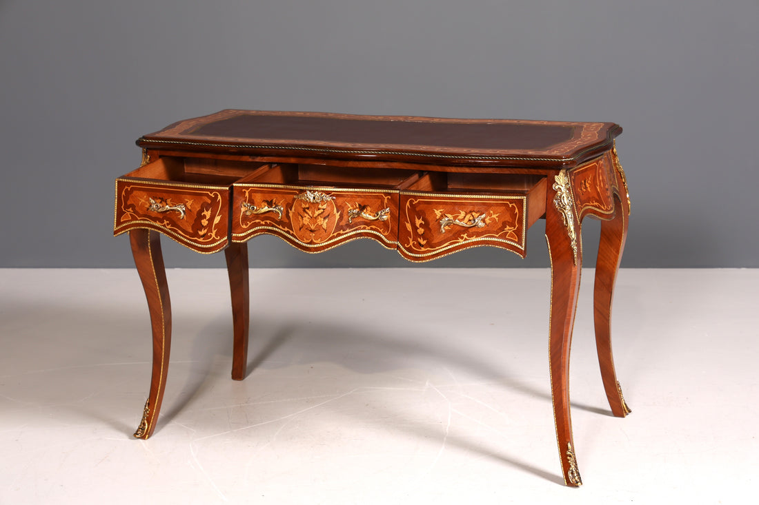 Dreamy Louis XV style desk French desk antique style office table