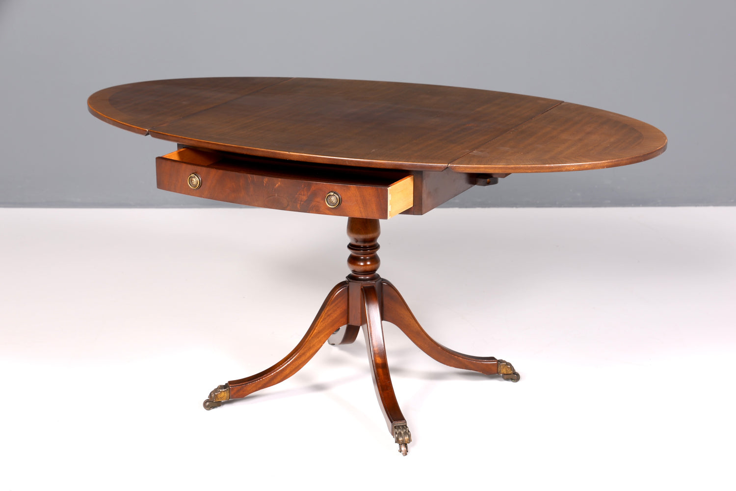 Wunderschöner Englischer Tisch ausklappbarer Esstisch Regency Antik Stil 60s Küchentisch Schreibtisch