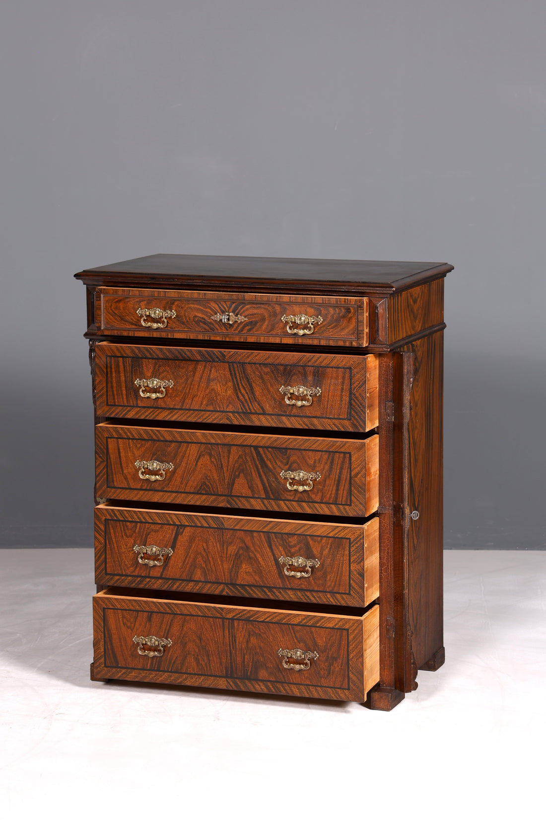 Wunderschöne Gründerzeit Kommode Jugendstil Schubladenkommode Antik Vertiko Wäschekommode