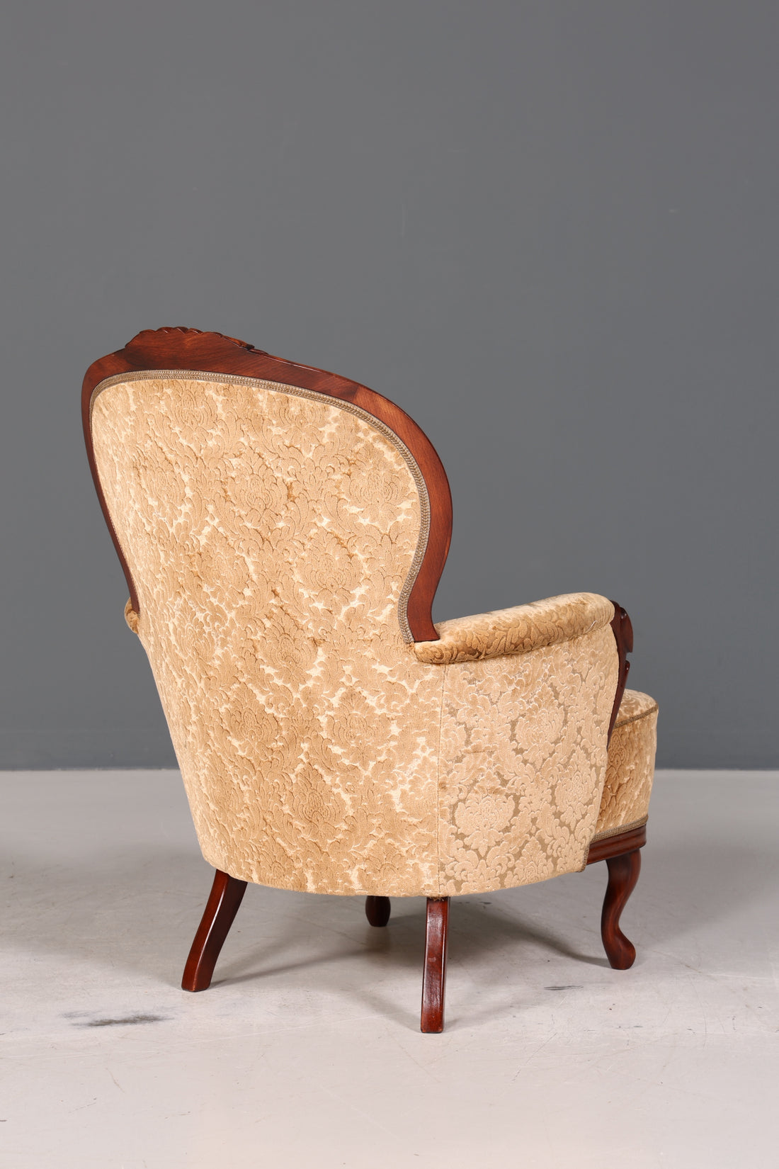 Edler Sessel im Louis Philippe Stil 60s &quot;Bergère&quot; Barock Stil Sessel Lounge Sessel 2 von 2