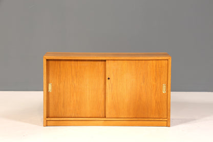 Wunderschöne Mid Century Kommode Vintage Schiebetür WB Schrank 60er Jahre 1 von 4