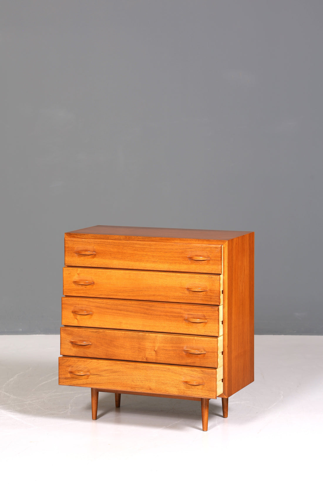 Traumhafte Mid Century Kommode Teak Holz Sideboard Vintage Schubladen Kommode Vertiko