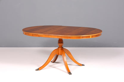 Traumhafter Englischer Tisch ausziehbarer Esstisch Antik Stil 60s Regency Küchentisch Eibe