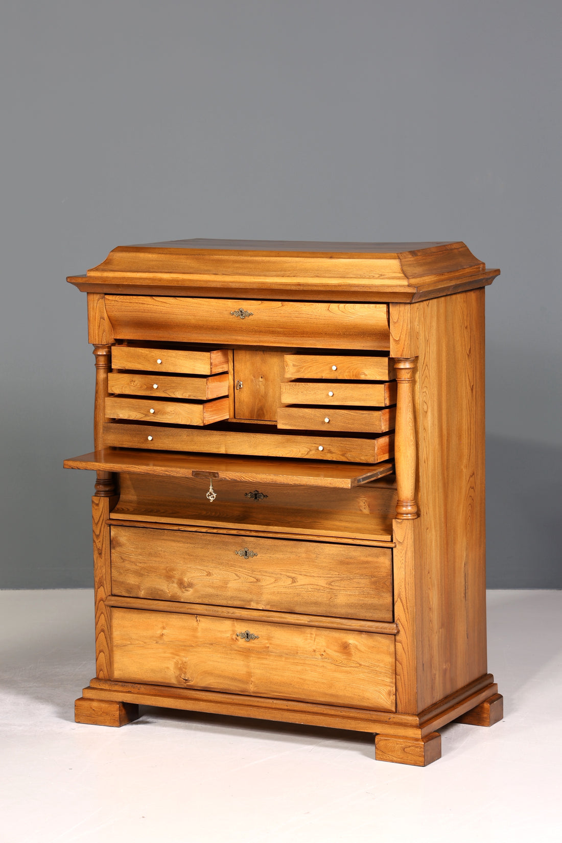 Traumhafter Biedermeier Sekretär Gründerzeit Vertiko Antik Kommode Schreibkommode