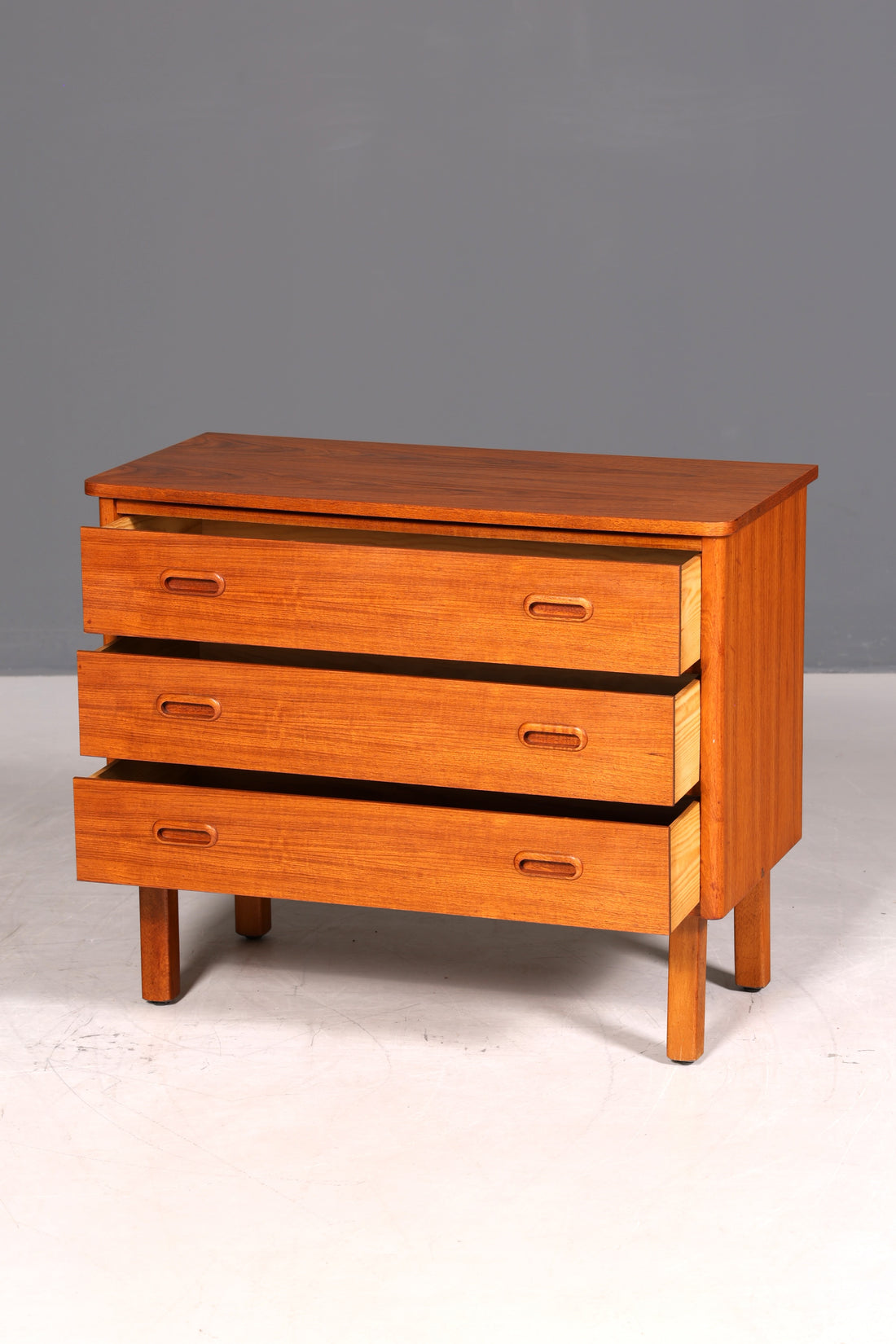 Traumhafte Mid Century Kommode Teak Holz Sideboard Vintage Schubladen Kommode Wäschekommode