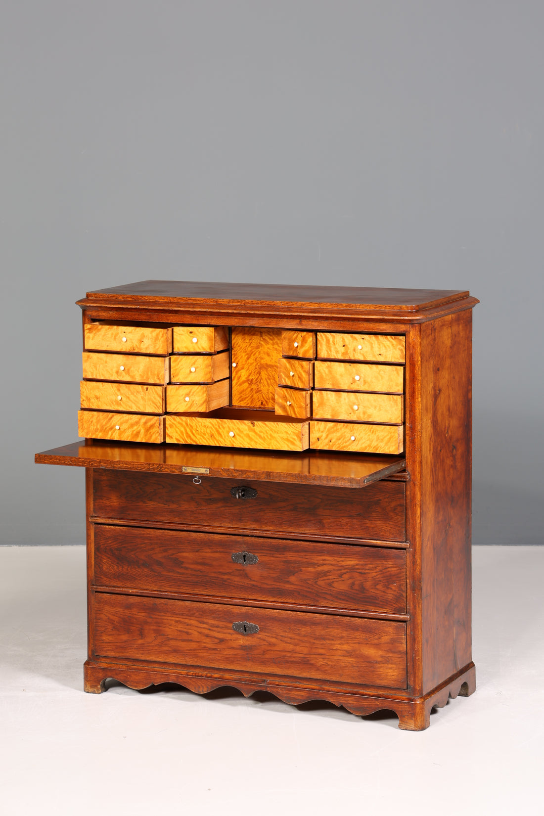 Traumhafter Louis Philippe Sekretär um 1880 Biedermeier Antik Schrank Chiffoniere Kommode