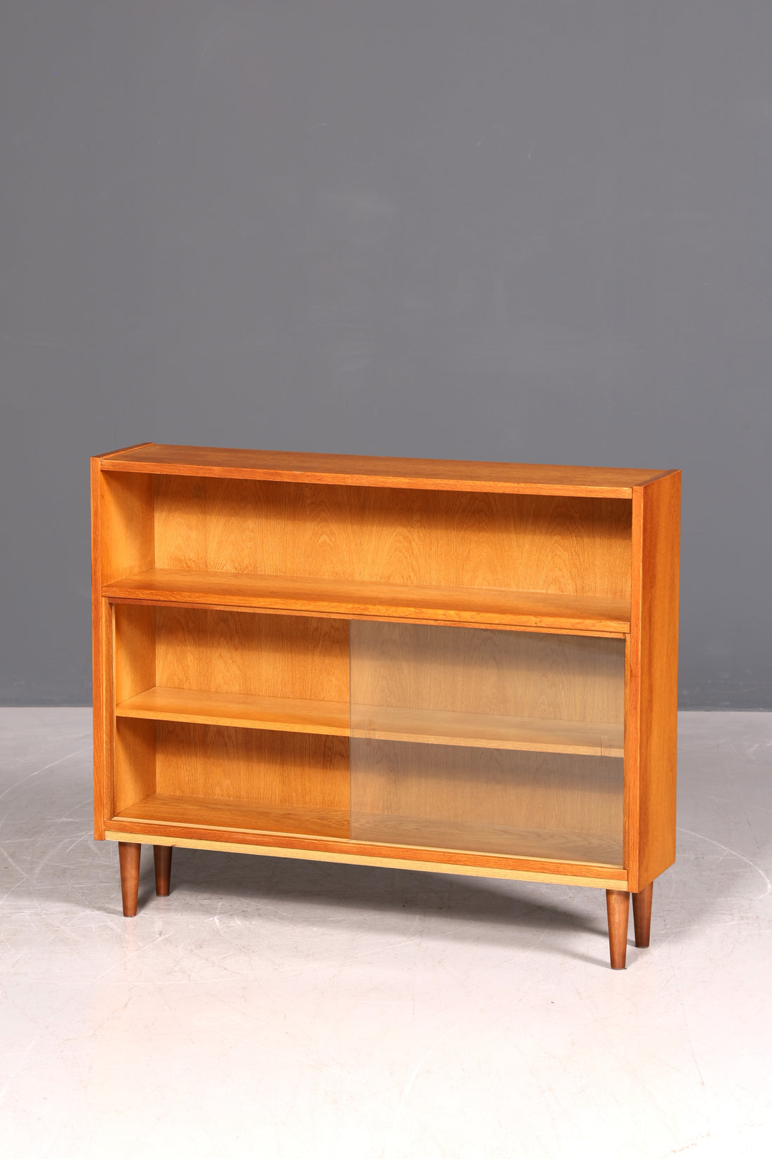Wunderschöne Mid Century Vitrine Vintage Regal Retro Bücherregal VEB Bookshelf 1 von 2