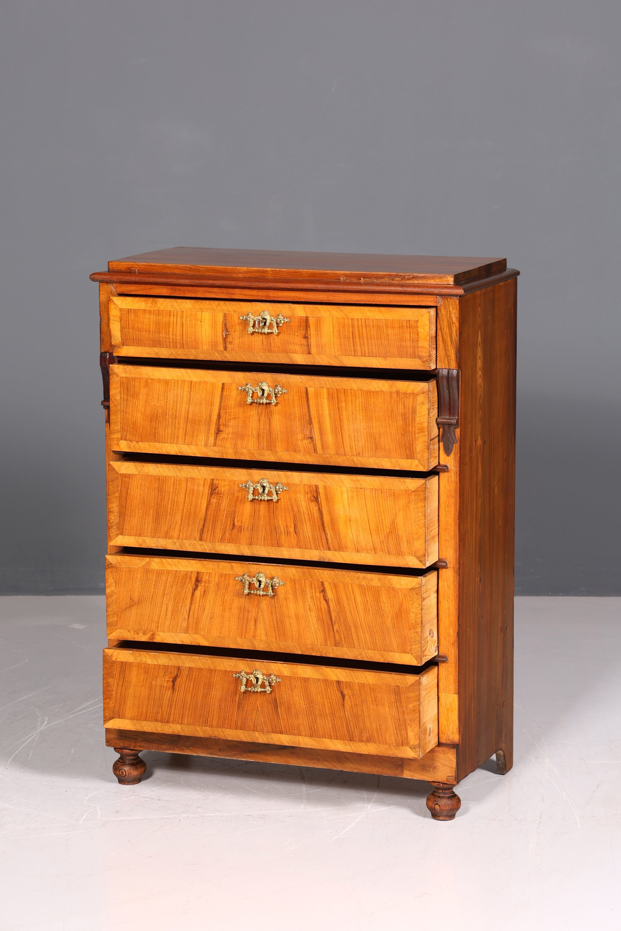 Wunderschöne Gründerzeit Kommode um 1890 Jugendstil Vertiko Antik Chiffoniere Wäschekommode