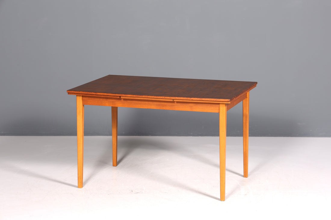 Wunderschöner Mid Century Esstisch ausziehbarer Vintage Tisch Retro Küchentisch