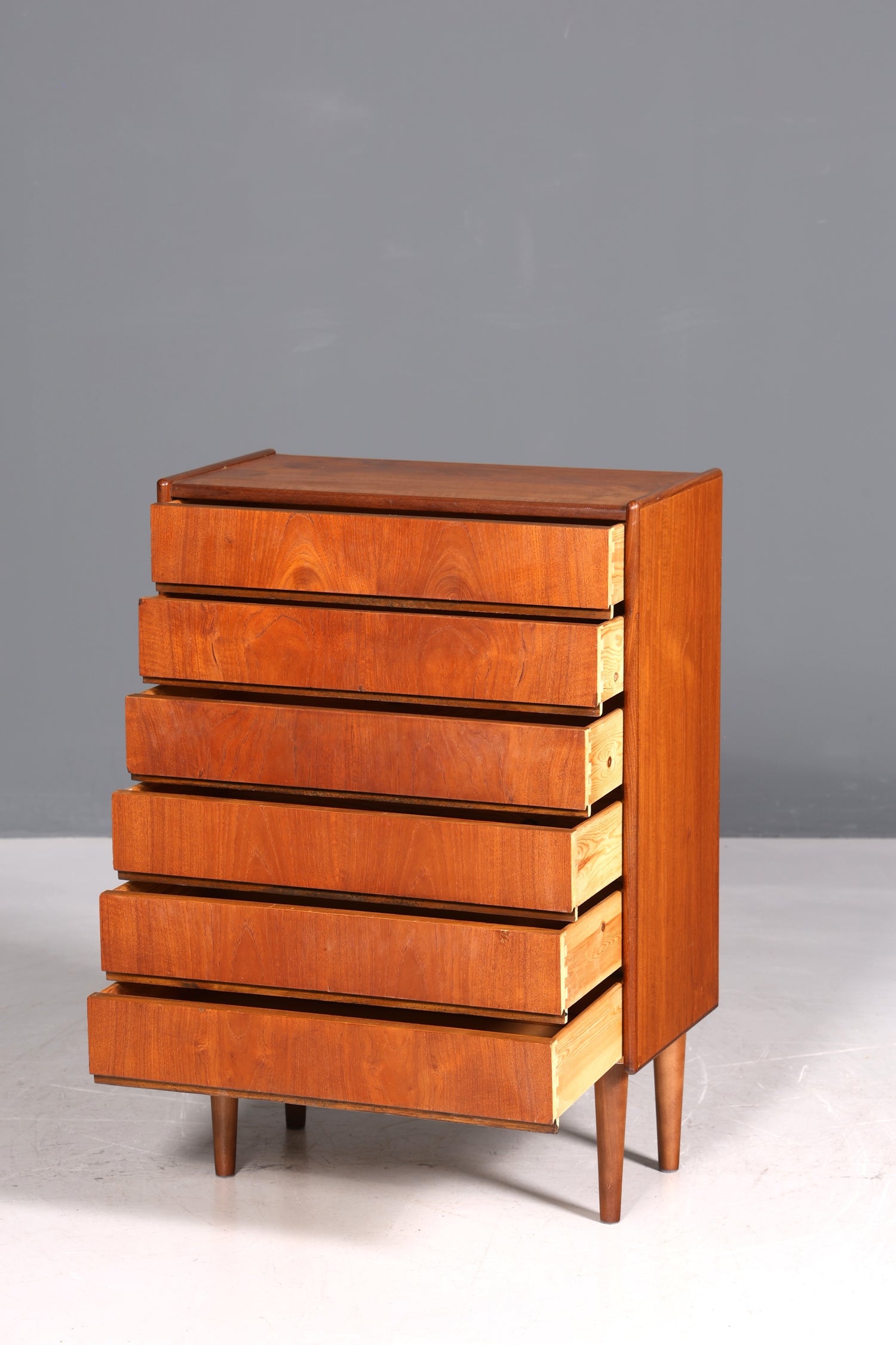 Wunderschöne Mid Century Kommode Danish Design Vintage 60s 70s Schrank Schubladenkommode