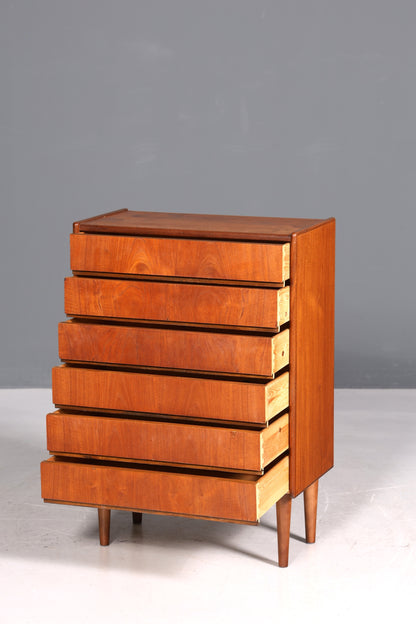 Wunderschöne Mid Century Kommode Danish Design Vintage 60s 70s Schrank Schubladenkommode