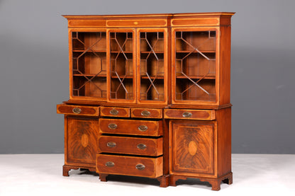 Wunderschöne Englische Vitrine Bibliothek Bücherschrank UK Buffet Schrank 60s Jahre