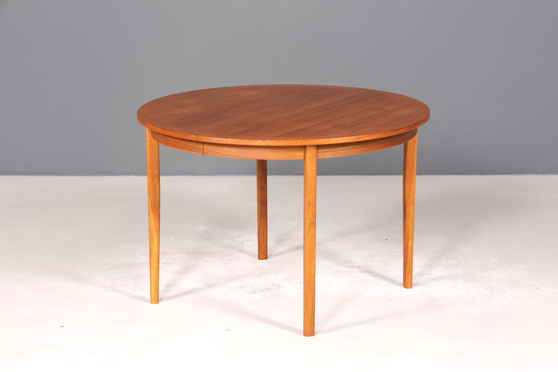Traumhafter Mid Century Esstisch ausziehbarer Danish Design echt Holz Küchentisch Esszimmer Tisch