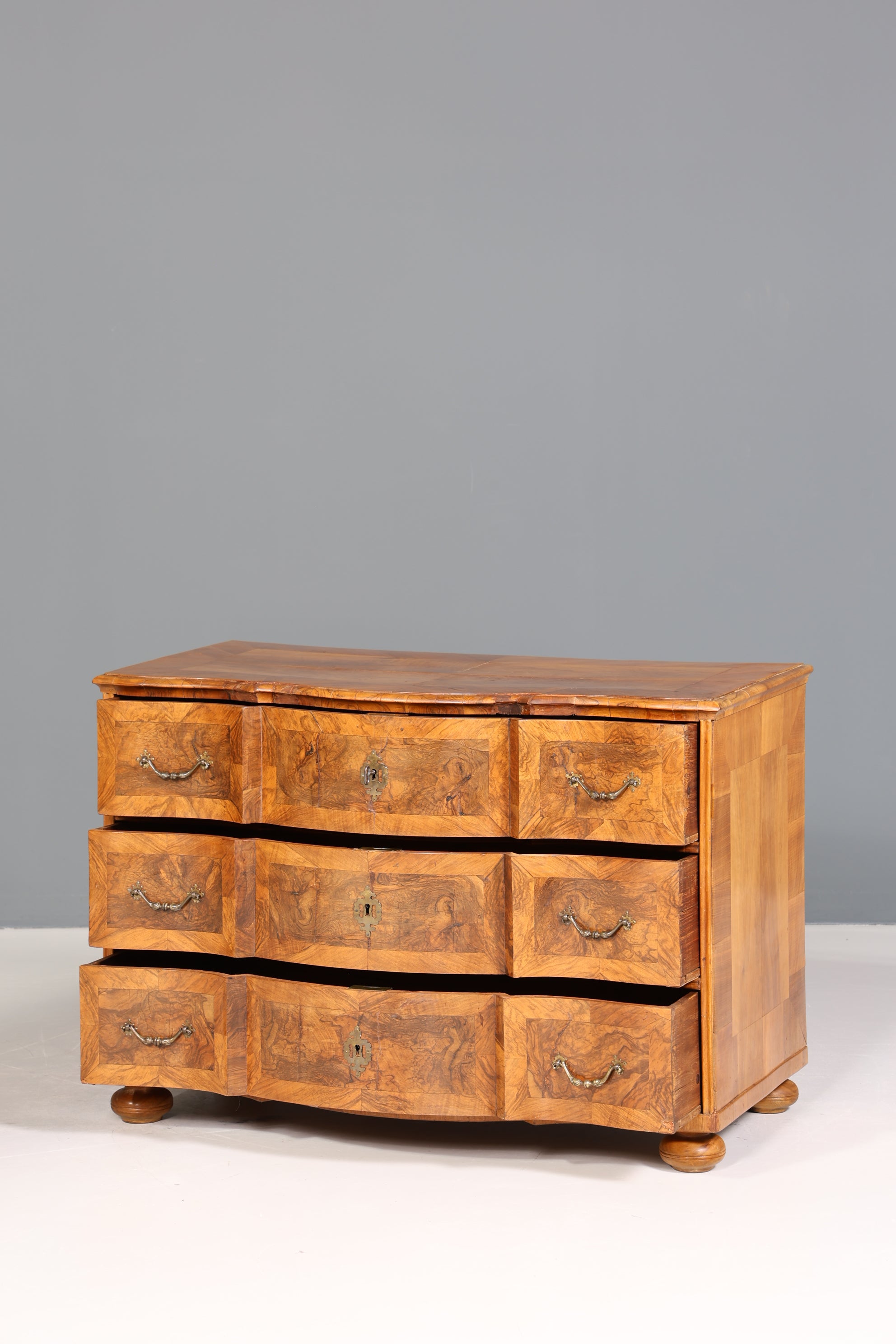 Wunderschöne Original Barock Kommode Sideboard Antik massiv Holz Schubladenkommode
