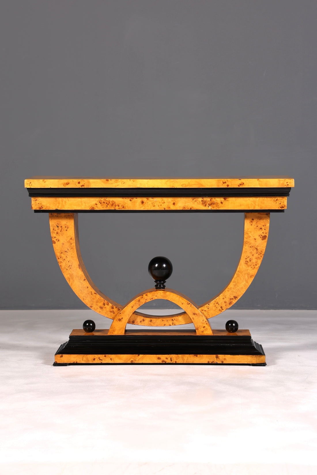 Wunderschöne Art Deco Stil Wandkonsole Flur Ablagetisch Birke Biedermeier Konsole Tisch