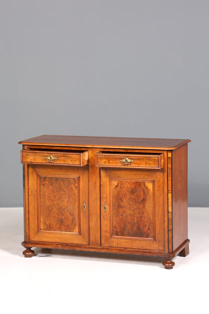 Wunderschöner Gründerzeit Schrank Kommode Louis Philippe Nussbaum Schubladen Kommode um 1880