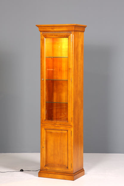 Traumhafte Original Selva Vitrine Antik Stil massiv Holz Geschirrschrank Villa Borghese Schrank 1 von 2