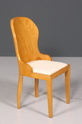 Stilvoller Art Deco Design Stuhl Biedermeier Stil Sekretär Stuhl Birke Esszimmer Stuhl 4 von 4