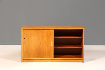 Wunderschöne Mid Century Kommode Vintage Schiebetür WB Schrank 60er Jahre 1 von 4