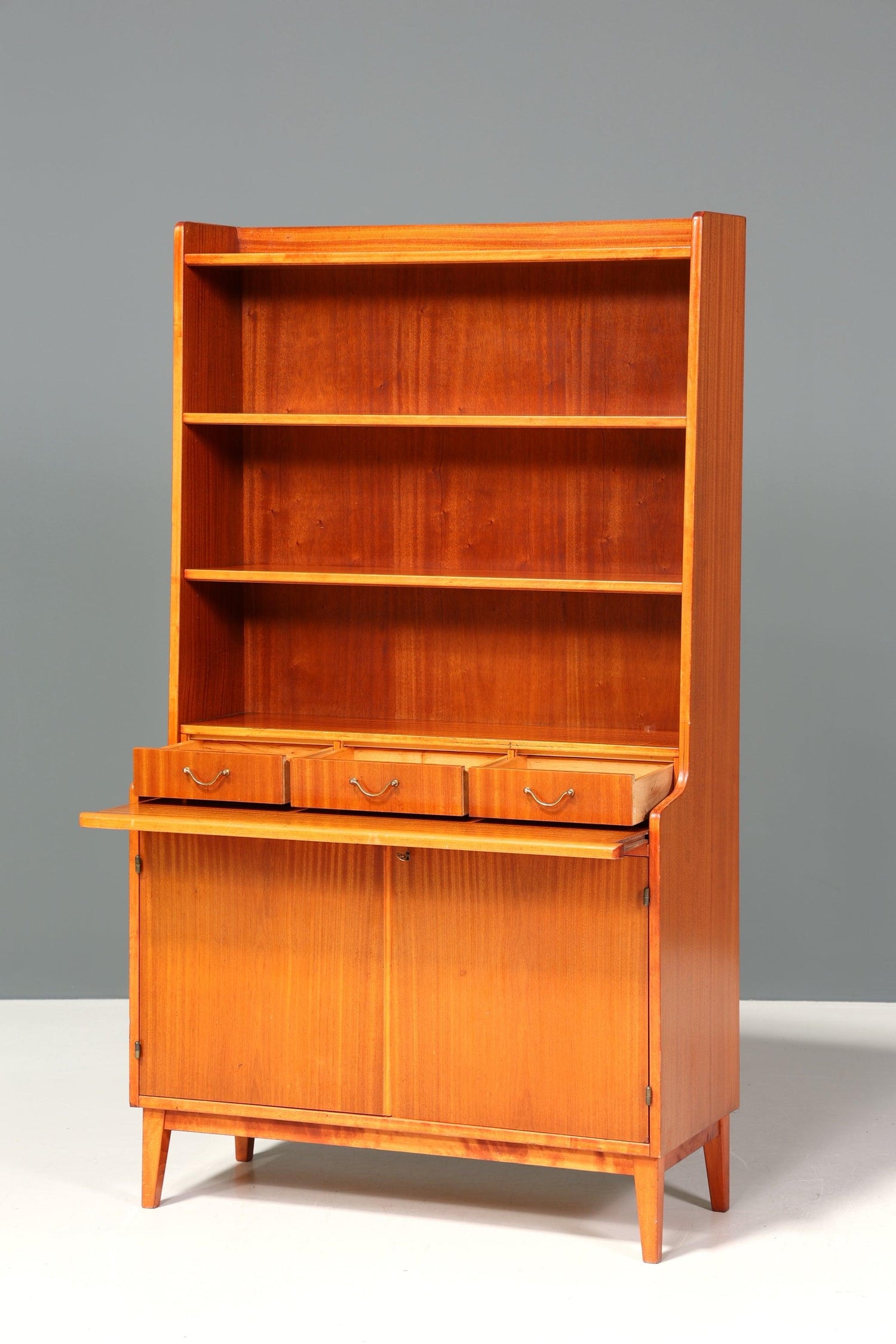 Stilvoller Mid Century Schrank &quot;Made in Denmark&quot; Highboard Sekretär Holz Regal Skandinvisches Design