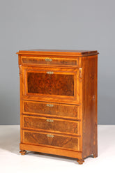 Stilvoller Gründerzeit Sekretär Vertiko Highboard Jugendstil Kommode Schrank um 1880