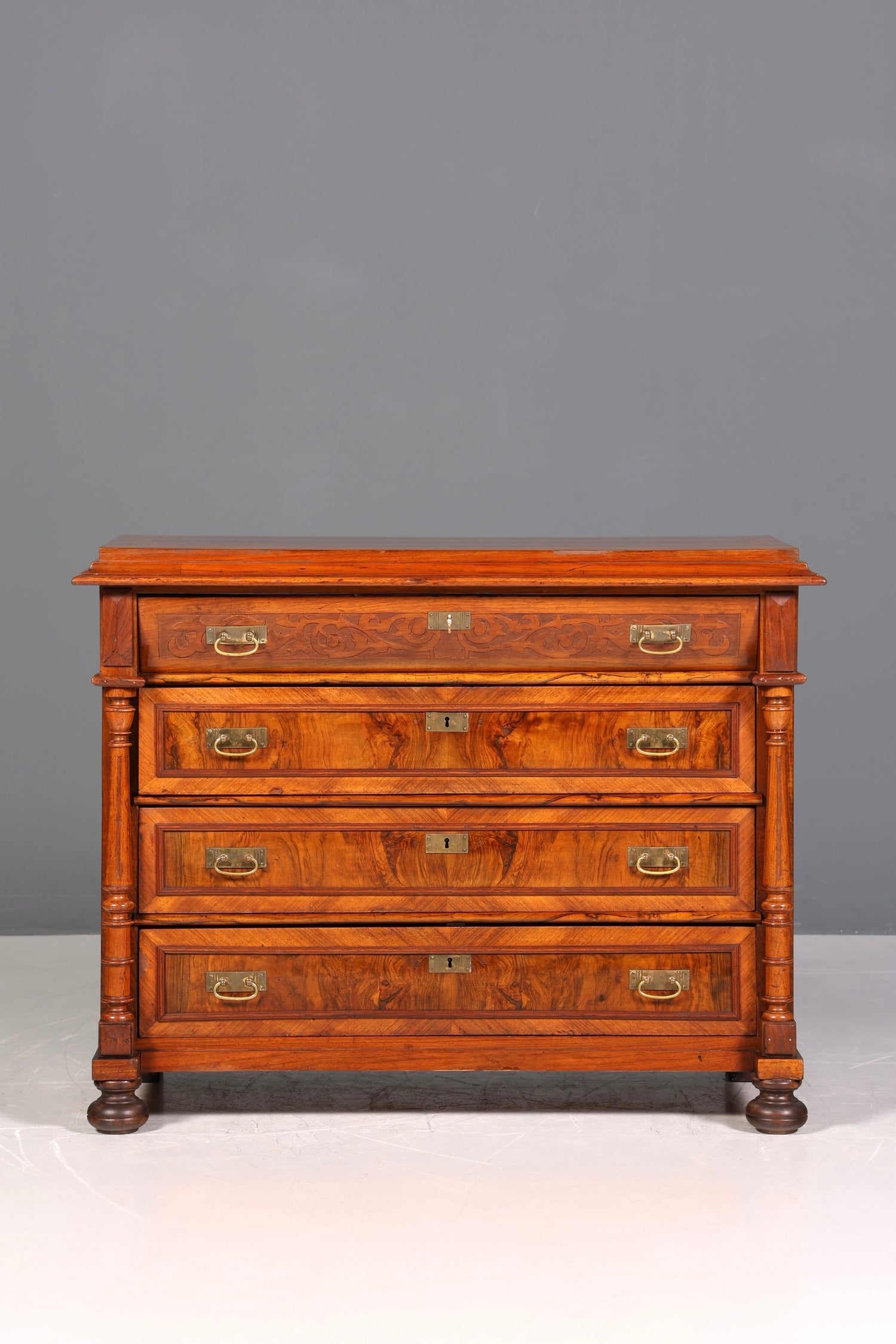 Traumhafte Gründerzeit Kommode Jugendstil Antik Sideboard Schubladenkommode Wäschekommode