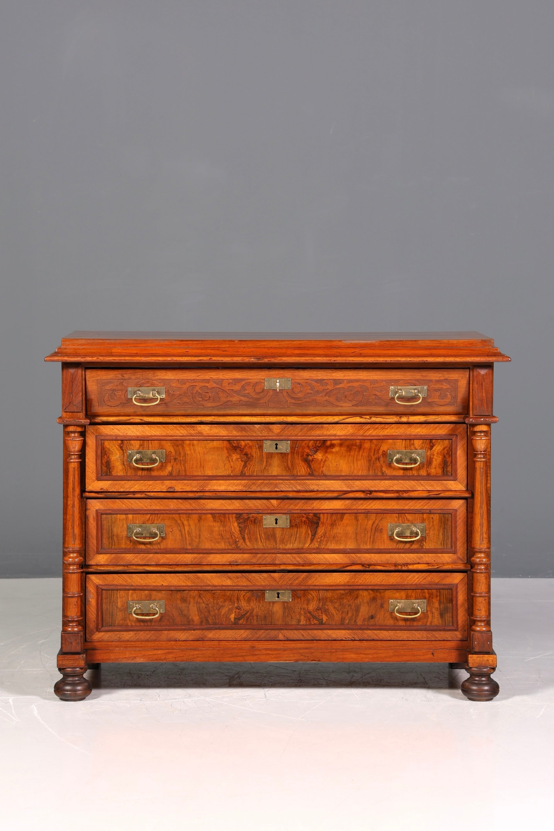 Traumhafte Gründerzeit Kommode Jugendstil Antik Sideboard Schubladenkommode Wäschekommode