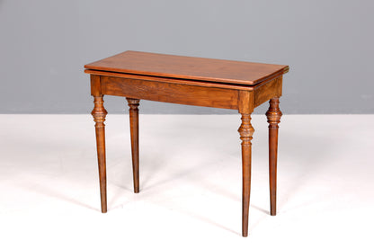 Traumhafter Gründerzeit Tisch ausklappbarer Konsolentisch Esstisch echt Holz Antik Spieltisch Küchentisch