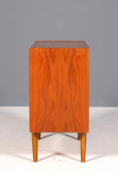Traumhafte Mid Century Kommode Teak Danish Design Holz Sideboard Vintage Schubladen Kommode