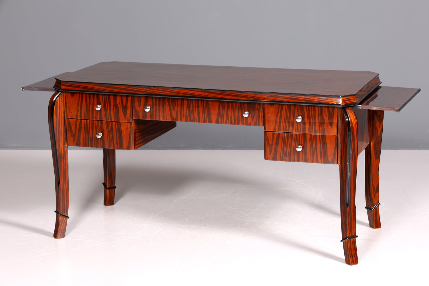 Wunderschöner Art Deco Stil Schreibtisch Bürotisch Antik Stil Office Desk