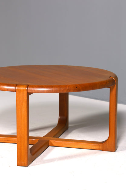 Stilvoller Mid Century Couchtisch Teak Holz Ablagetisch designed by Niels Bach für Randers Vintage Coffee Table 60s Wohnzimmertisch