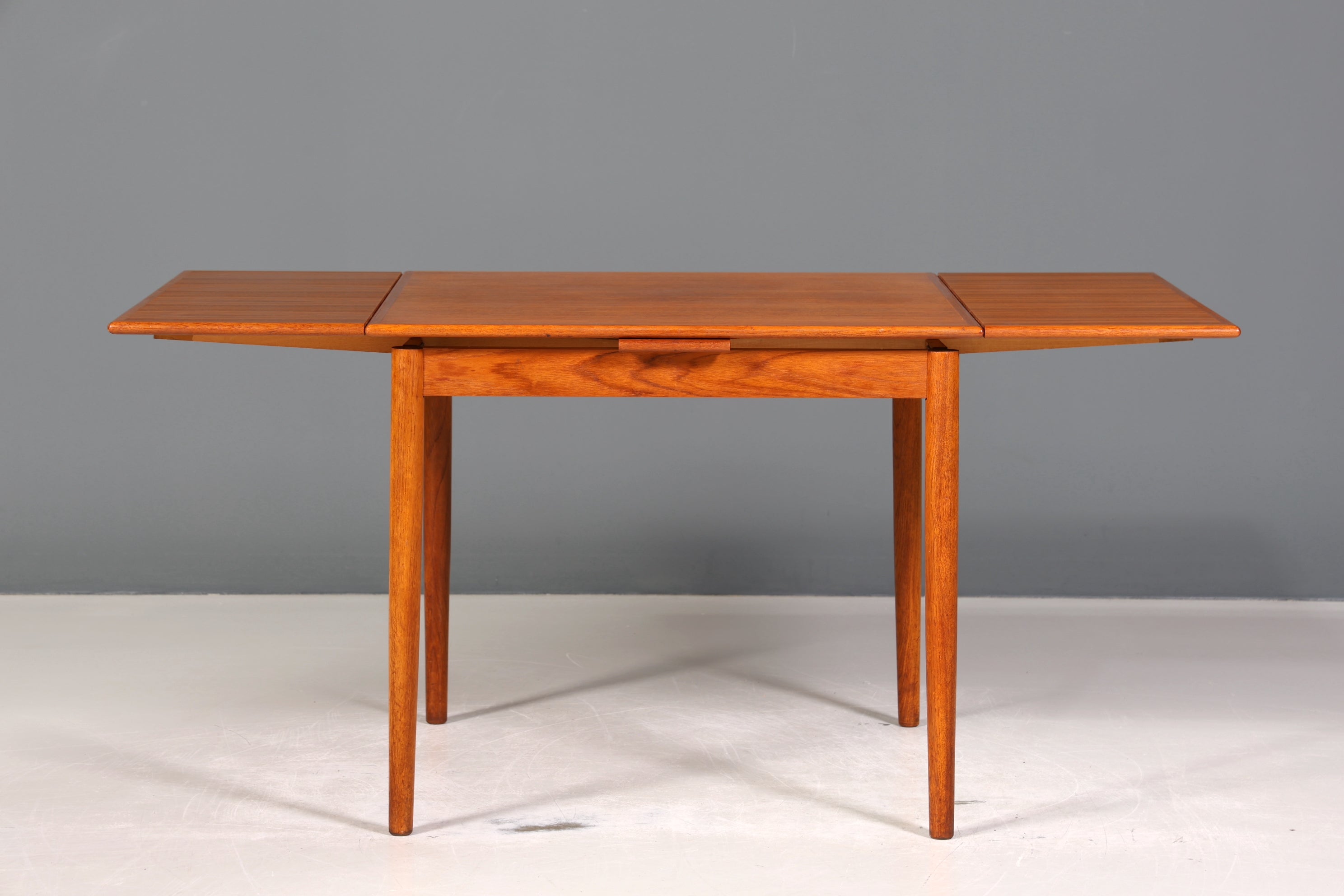 Traumhafter Mid Century Esstisch ausziehbarer Danish Design Teak Holz Küchentisch Esszimmer Tisch