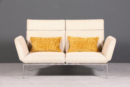 Wunderschönes Designer Brühl Roro Sofa 2 Sitzer Couch Schlafsofa Designed by Roland Meyer-Brühl Gästebett
