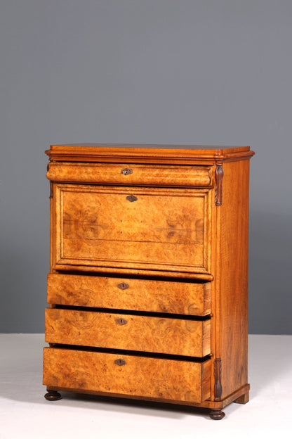 Wunderschöner Louis Philippe Sekretär um 1880 Gründerzeit Antik Schrank Chiffoniere