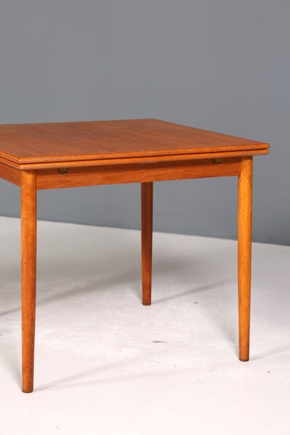 Traumhafter Mid Century Esstisch ausziehbarer Danish Design Teak Holz Küchentisch Esszimmer Tisch