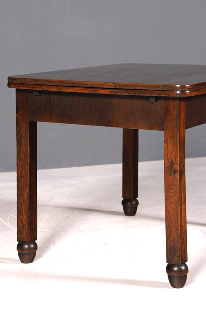 Wunderschöner Jugendstil Esstisch um 1910 ausziehbarer Tisch echt Holz Art Deco Antik Küchentisch