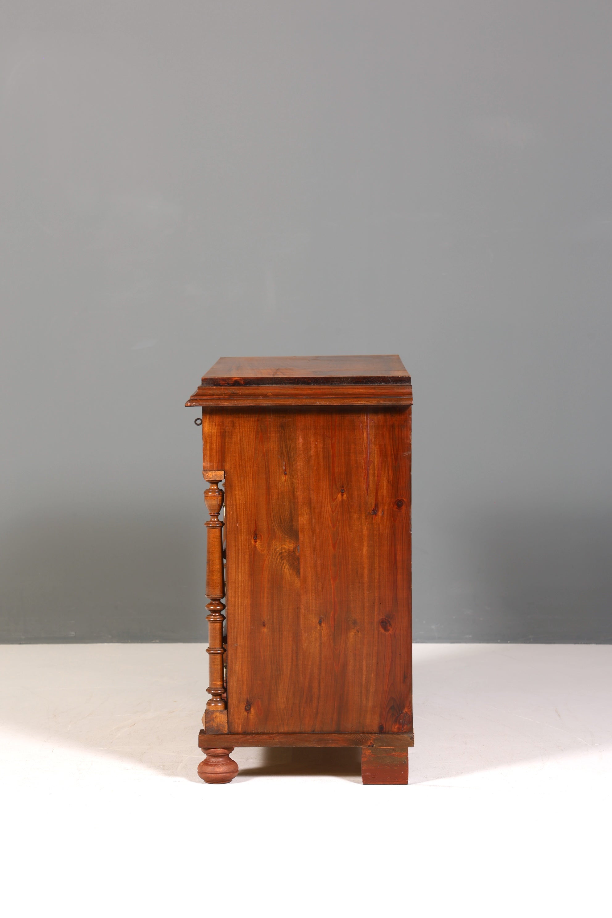 Traumhafte Gründerzeit Kommode Louis Philippe Nussbaum Schubladen Kommode Sideboard um 1880