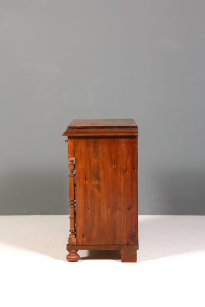 Traumhafte Gründerzeit Kommode Louis Philippe Nussbaum Schubladen Kommode Sideboard um 1880