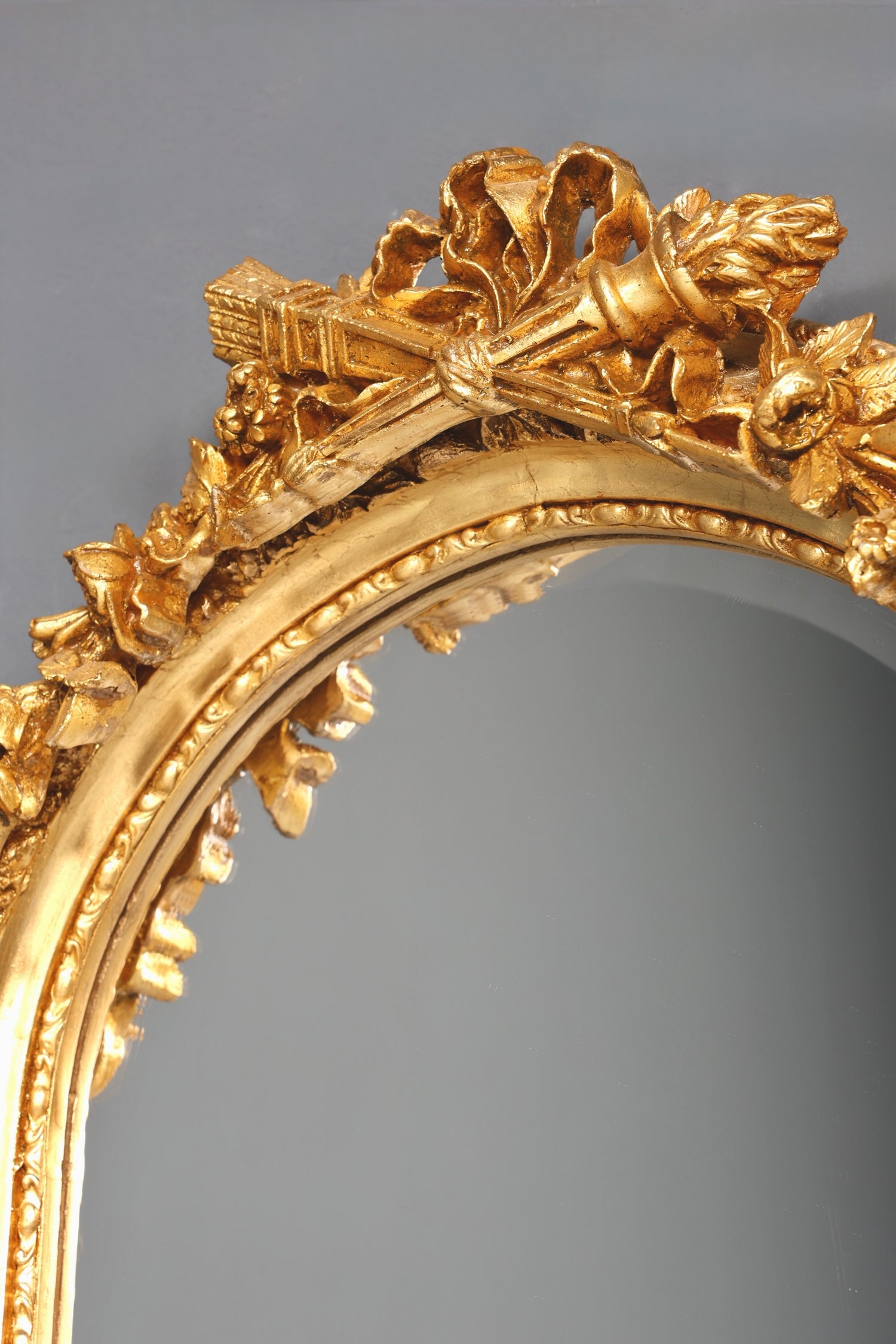 Wunderschöner Prunk Barock Stil Standspiegel Antik Stil Gold Ornament Flurspiegel
