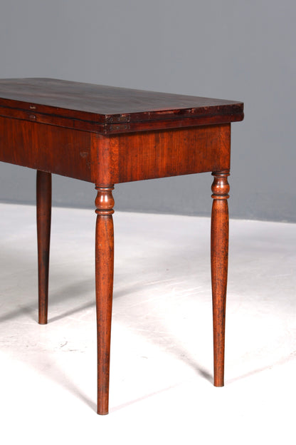 Traumhafter Louis Philippe Tisch ausklappbarer Konsolentisch Englischer Schreibtisch echt Holz Antik Spieltisch Küchentisch Esstisch