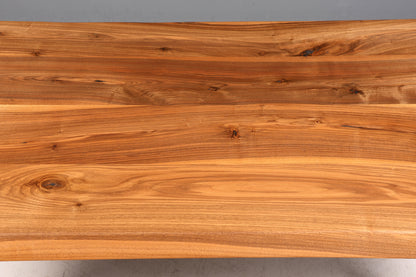 Wunderschöner Nussbaum Tisch 240cm-95cm Esszimmer Tisch Baumkanten Platte massiv Holz Küchentisch